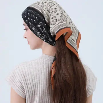 Western Wild Style Leopard &amp; Floral Bandana (2 Colors)