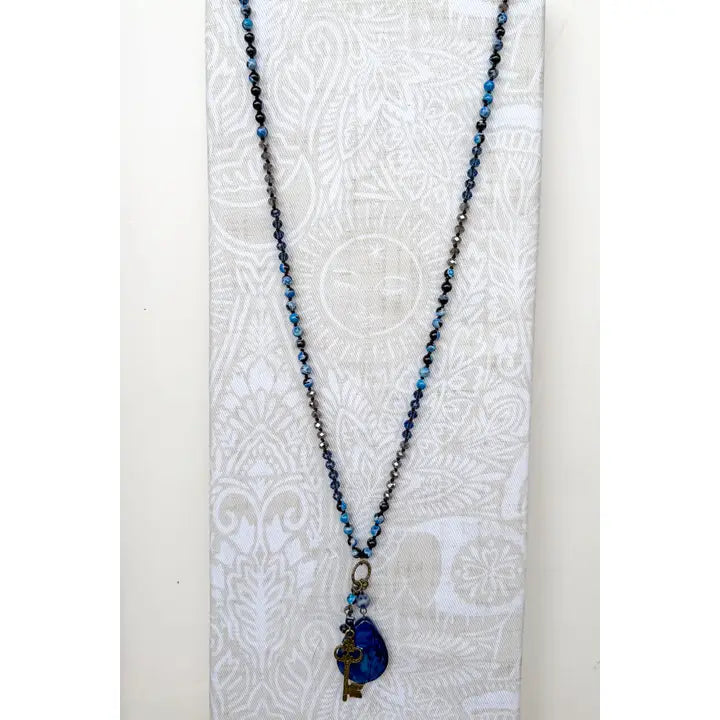 Blue Fire Suki Necklace