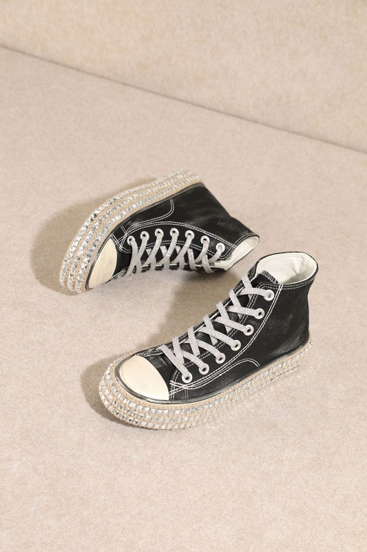 Chantel Studded Rocker Hi-Top Tenny