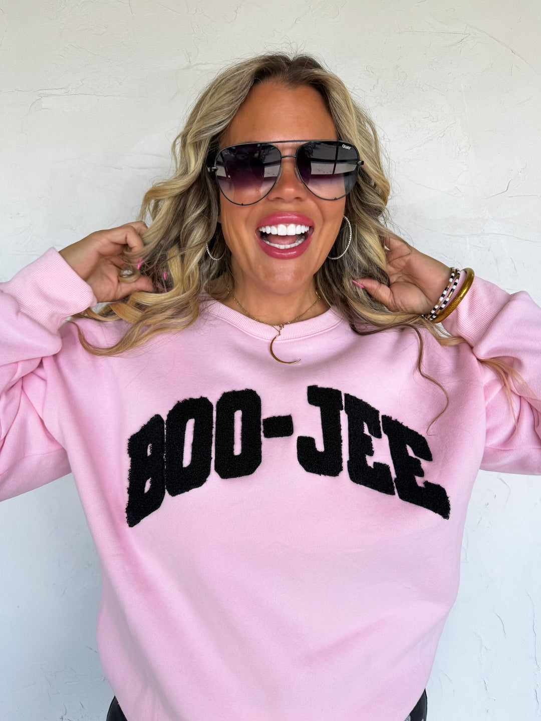 Boo-Jee Soft Pink Pullover