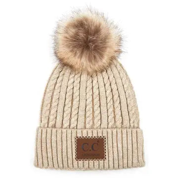 CC Double Braided Winter Beanie