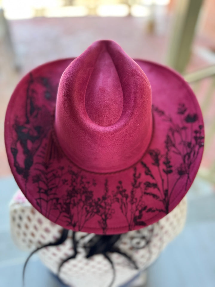 Berry Burnt Cowboy Hat