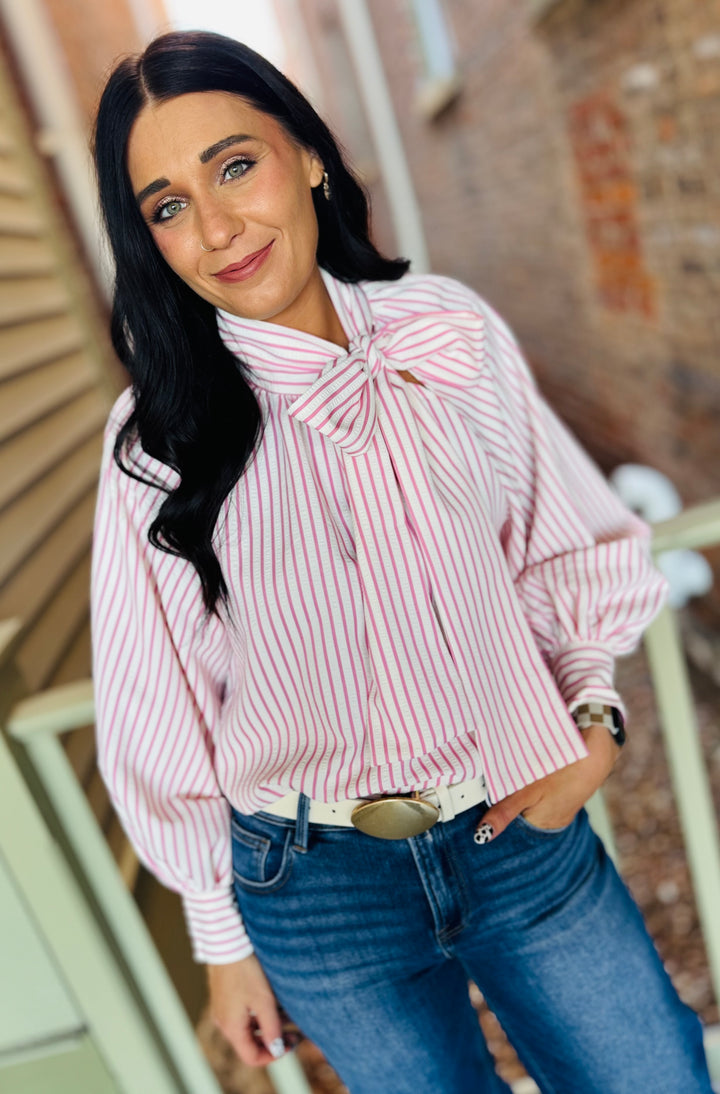 Pretty In Pink Stripes