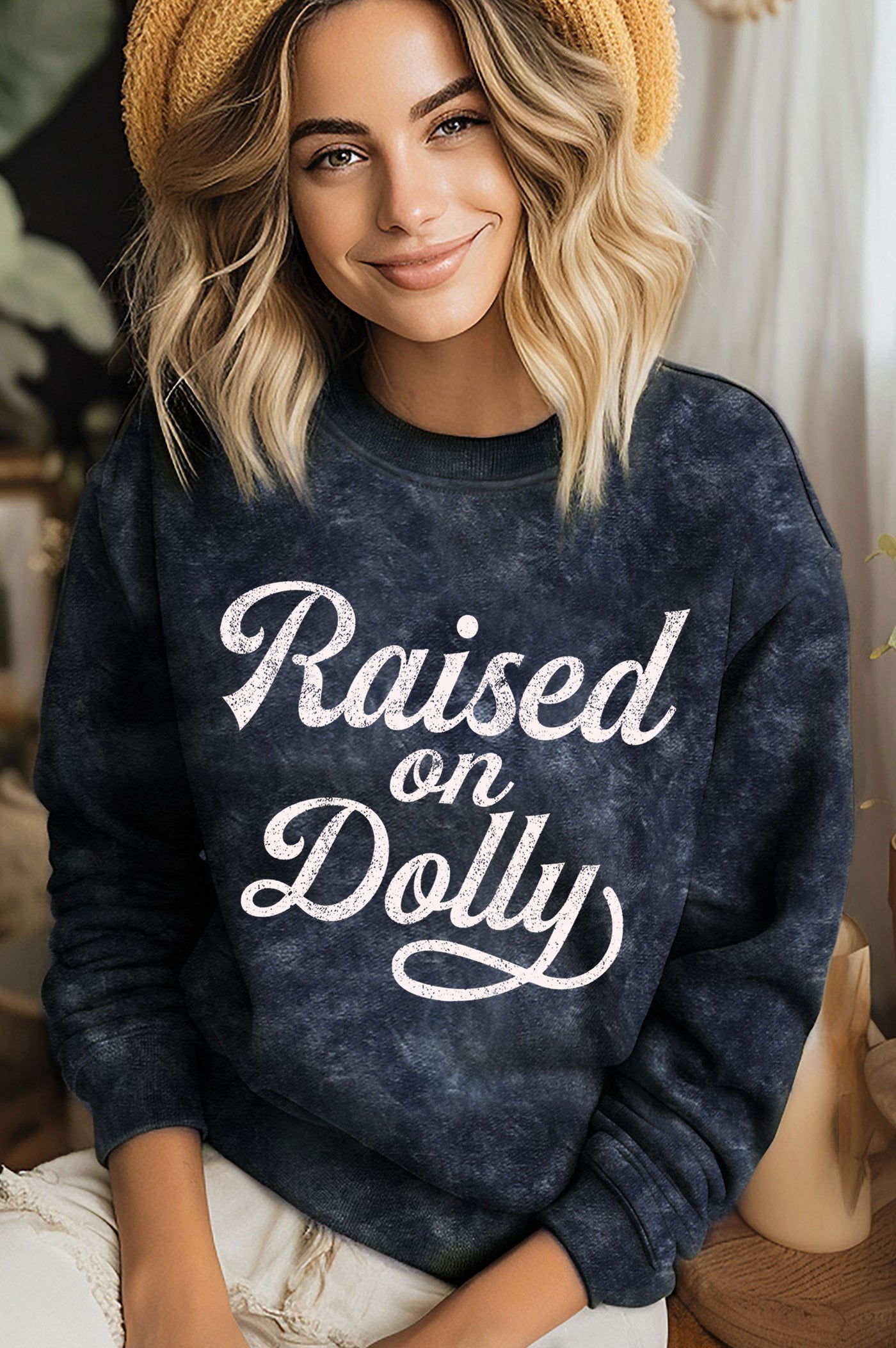 Raised on Dolly Mineral Wash Fleece