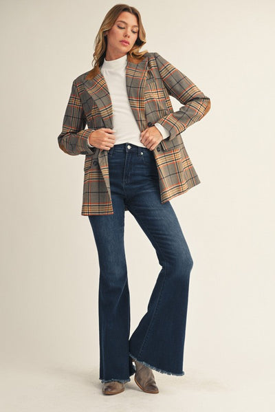 Stella's Camel Plaid Blazer