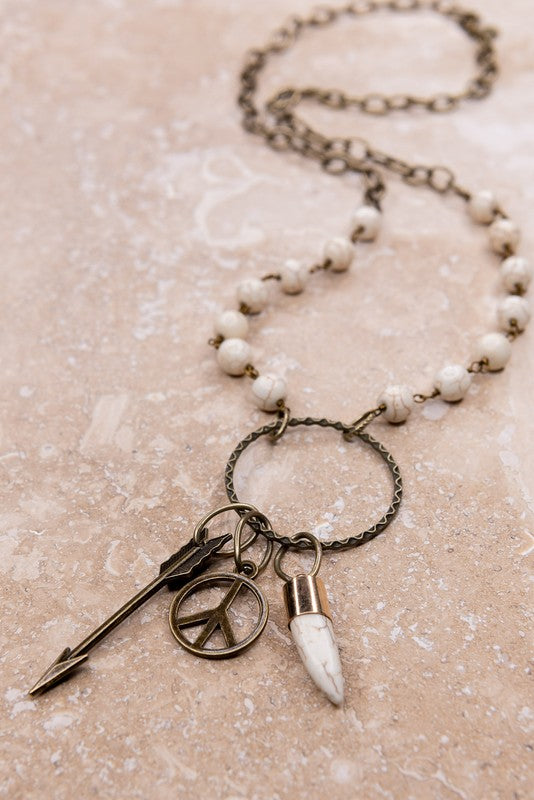 Eriqe Wolf Tooth Charm Necklace