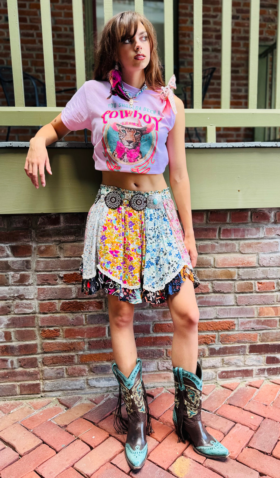 Desert Dreams Festival Mini Skirt