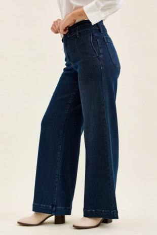 Night Fall Retro Wide Leg Judy Blue Jean
