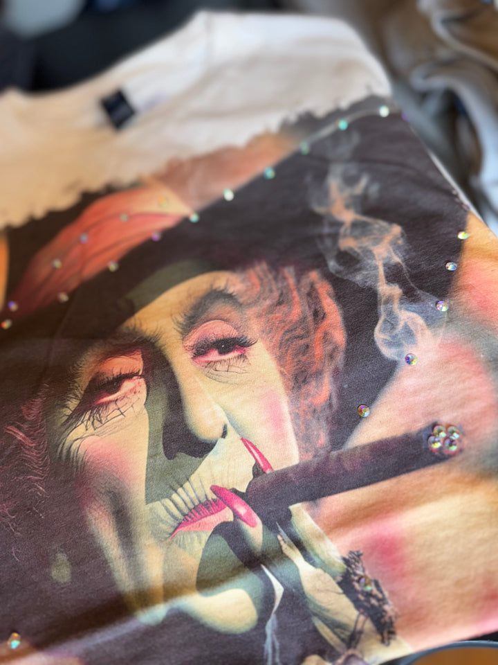 Vintage Smoking Witch Tee