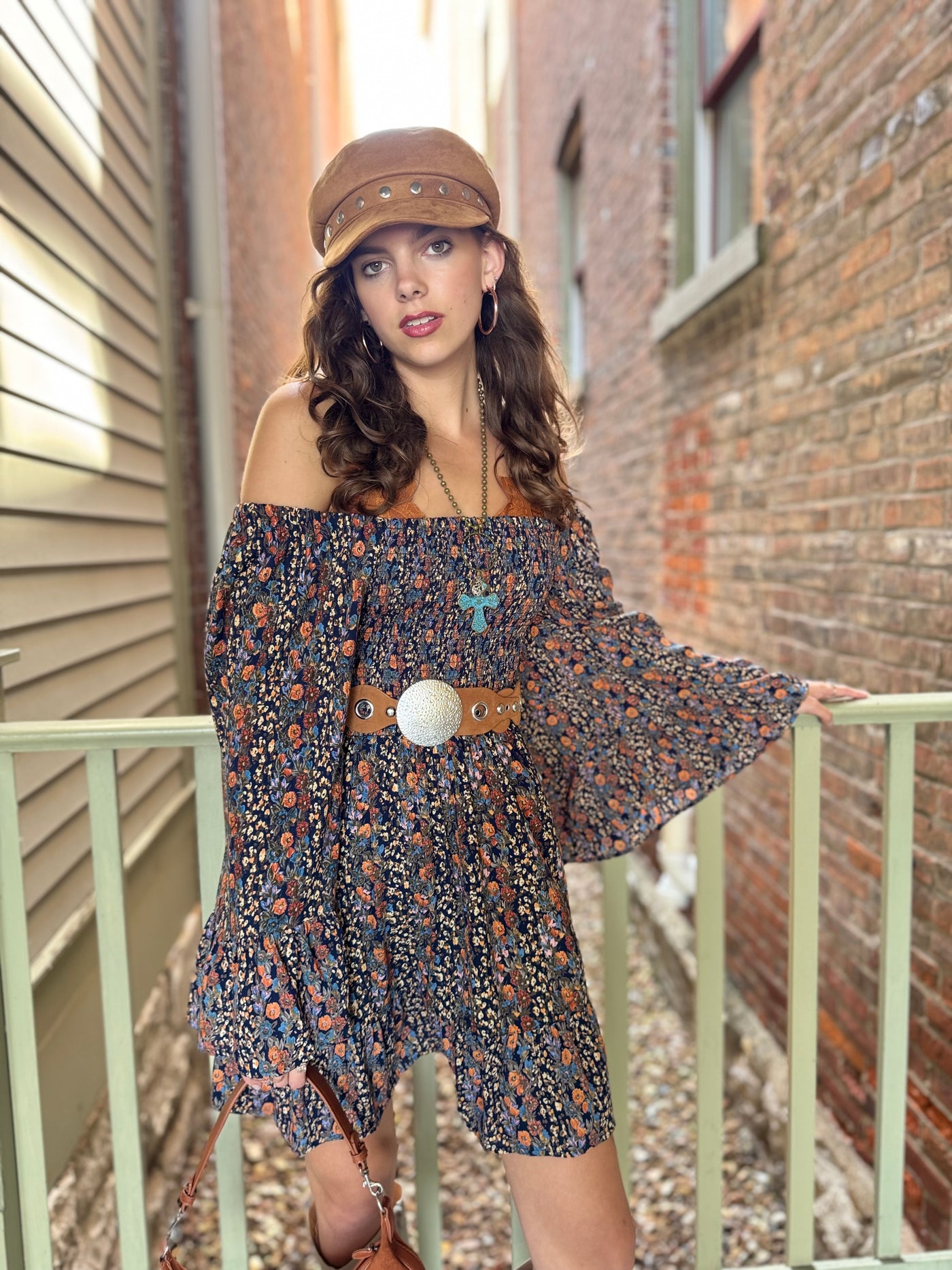 Wild Flower Whirl Mini Dress