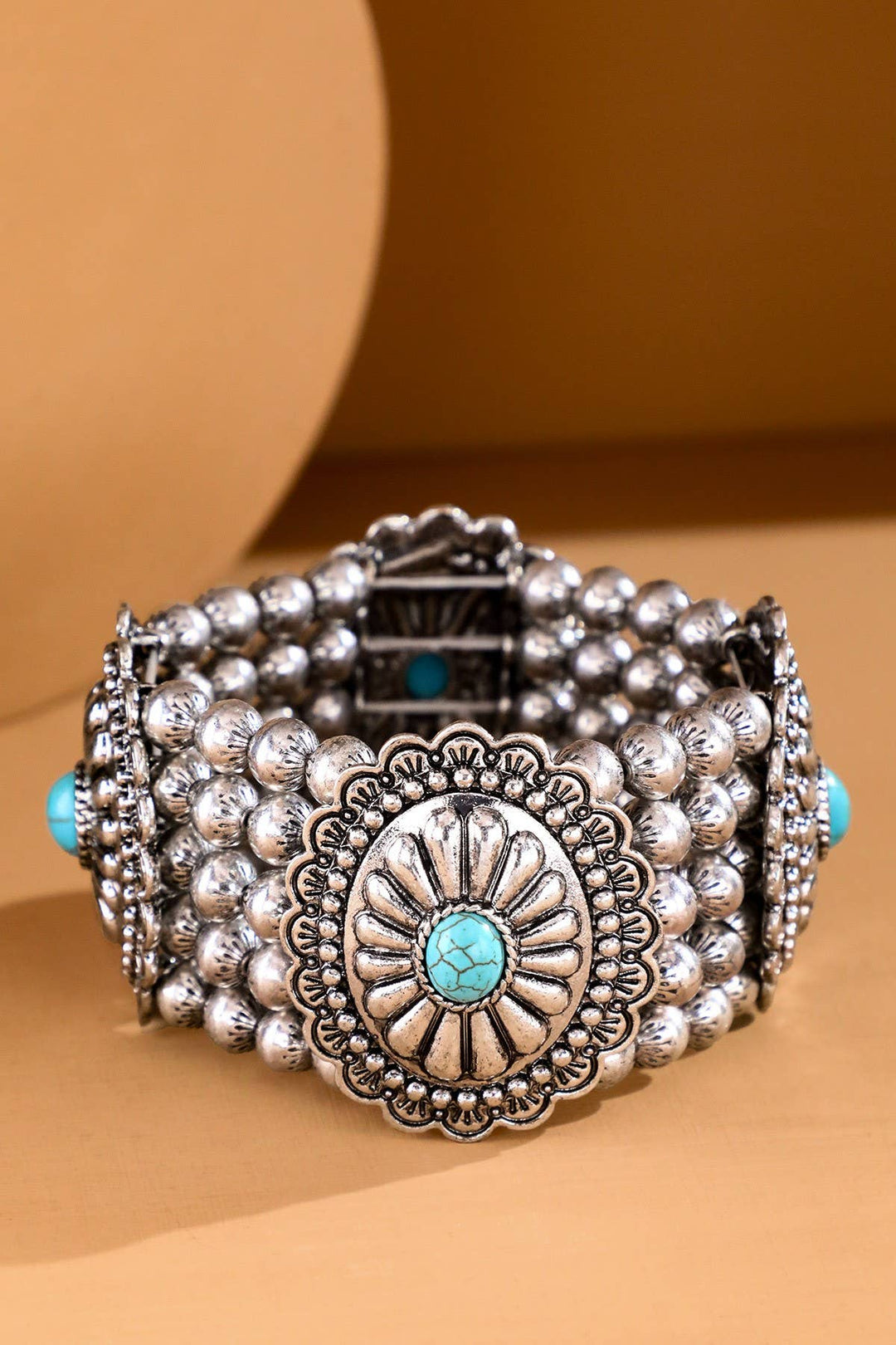 Navajo Concho Stretch Bracelet