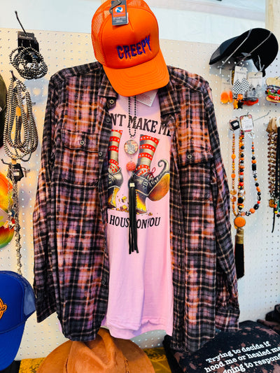 Purple Moon Haze Bleached Flannel