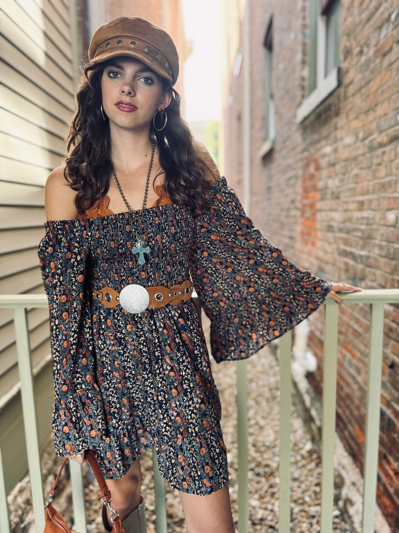 Wild Flower Whirl Mini Dress
