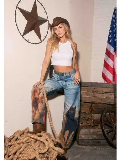Wild Stallion Barrel Jeans