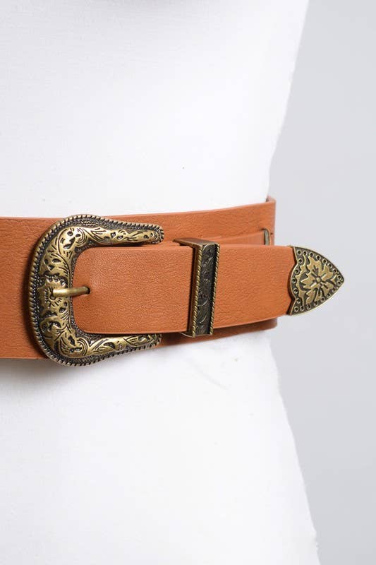 Double Western Buckle Belt (2 Colors)