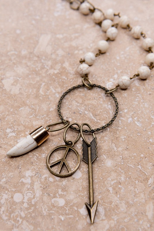 Eriqe Wolf Tooth Charm Necklace