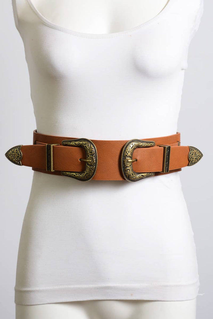 Double Western Buckle Belt (2 Colors)