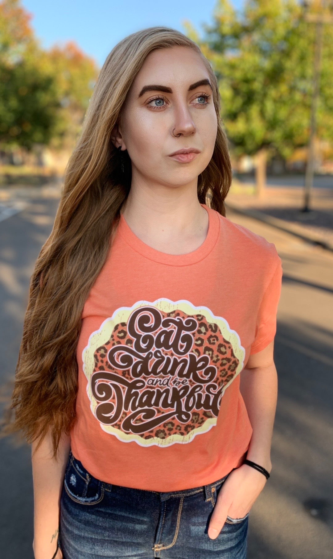 Eat Drink and be Thankful Tee