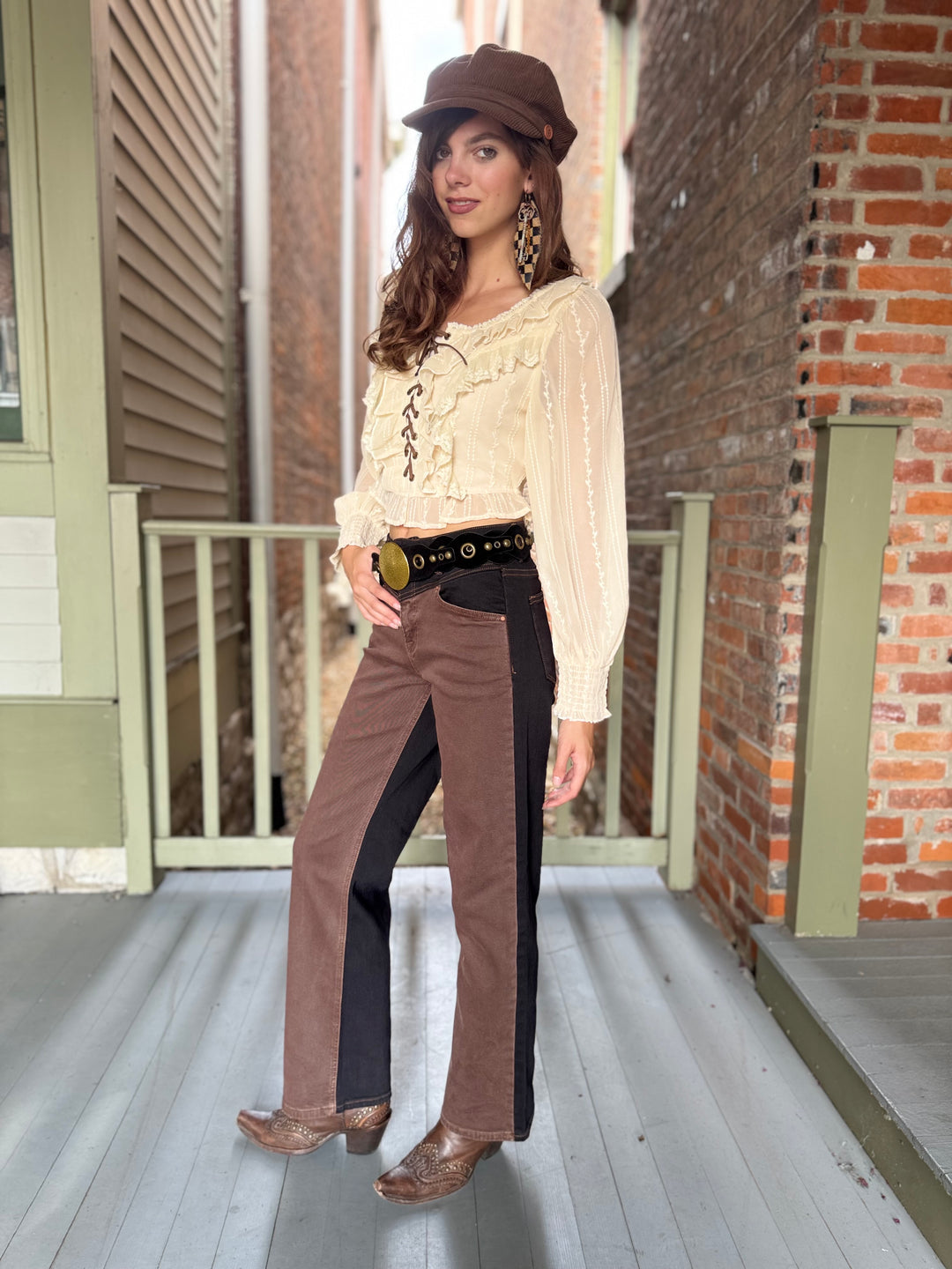 2 Tone Western Jean By Risen