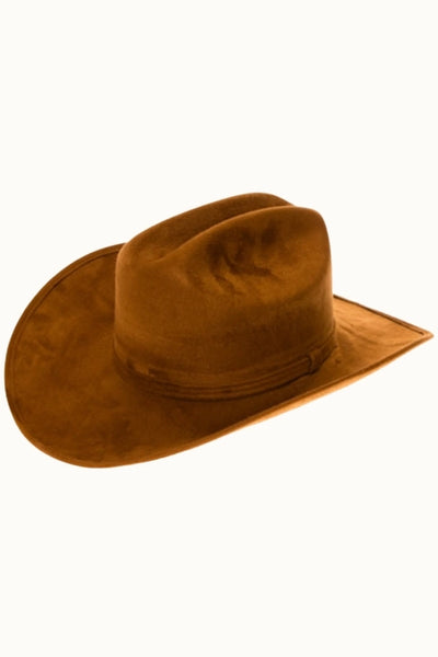 Premium Vegan Suede Cattleman Hat (5 colors)
