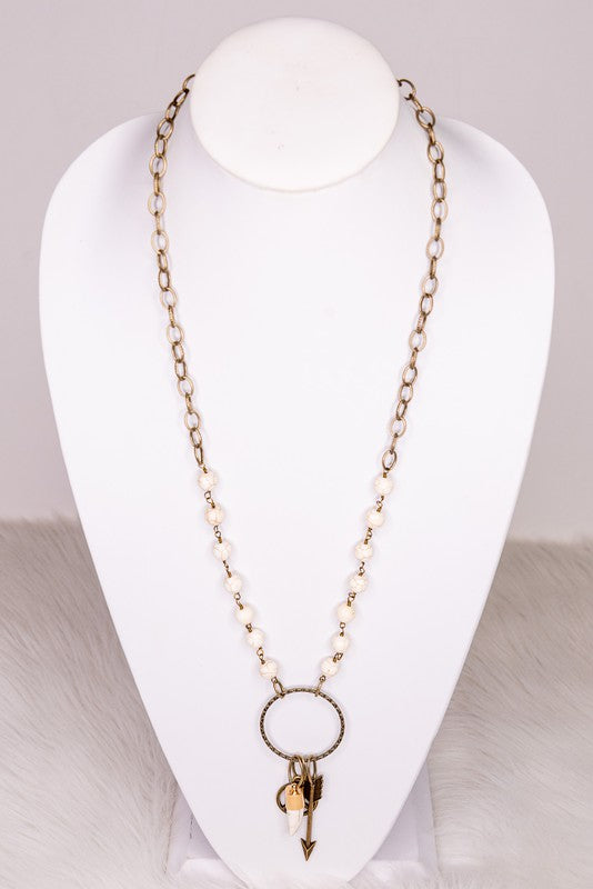 Eriqe Wolf Tooth Charm Necklace