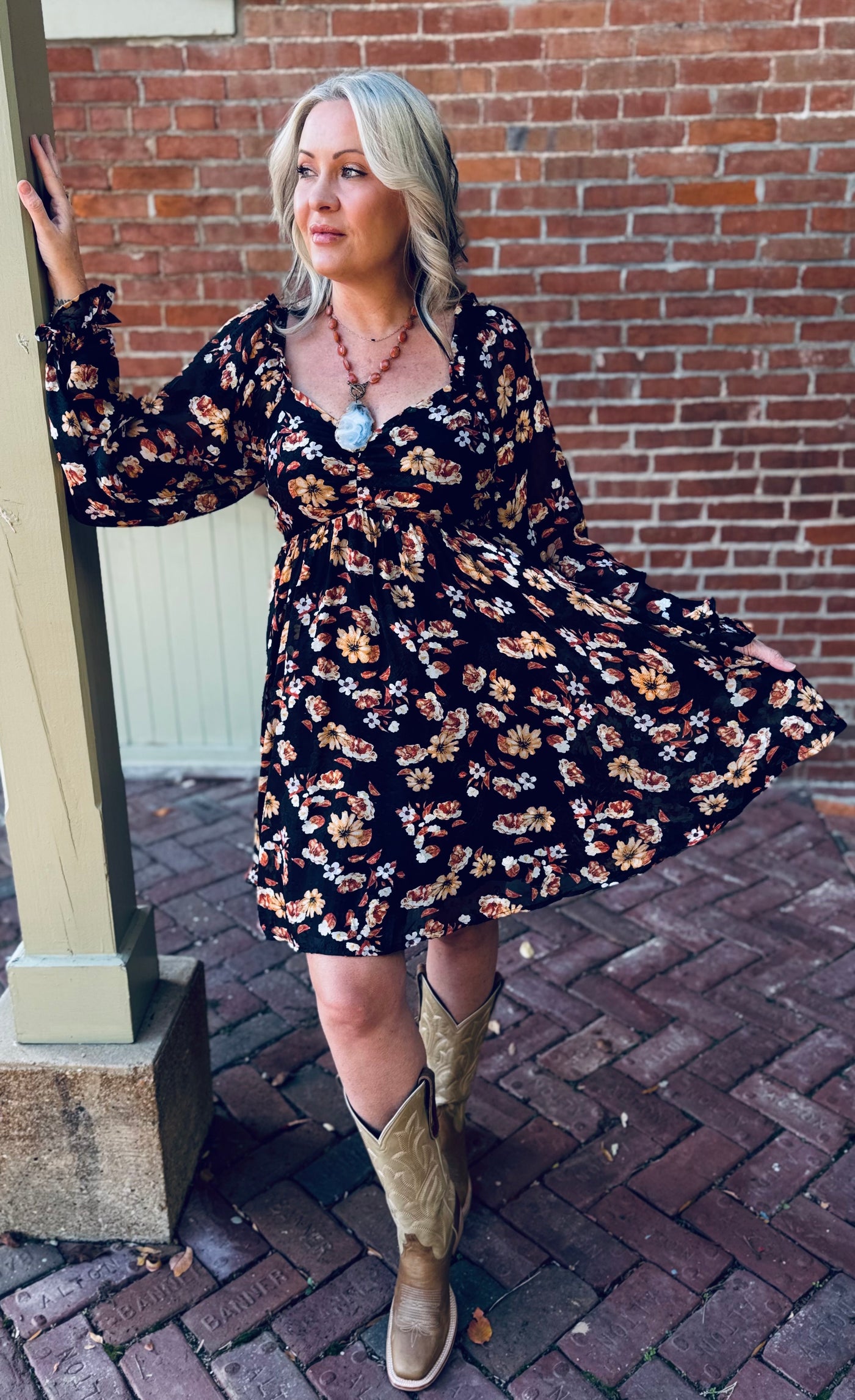 Fall Whisper Mini Dress