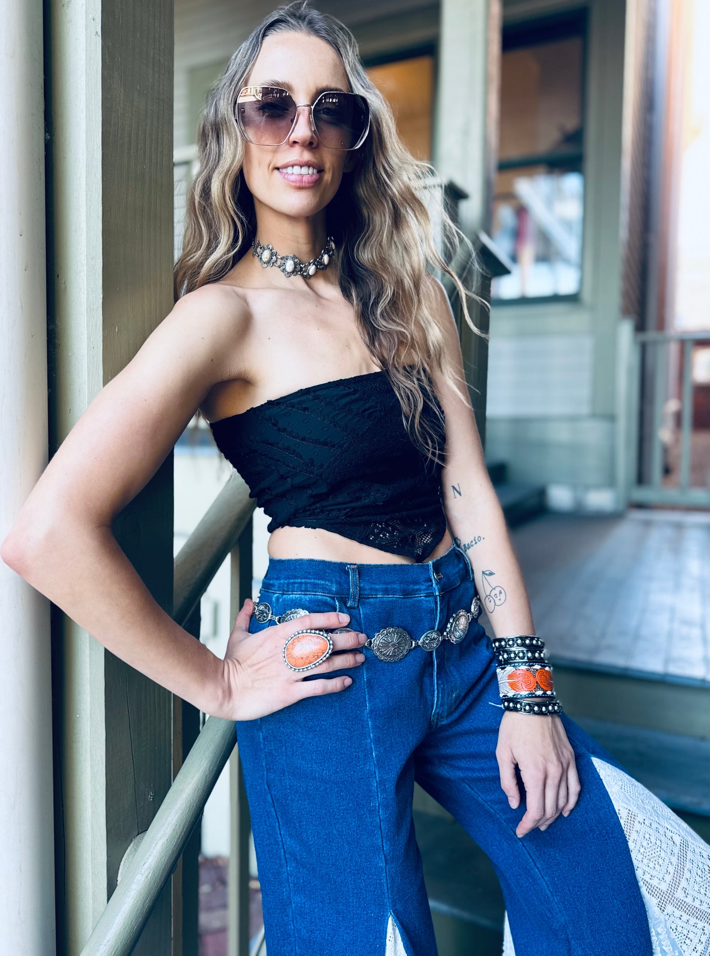 Boho Lace Crochet Crop Top (2 colors)
