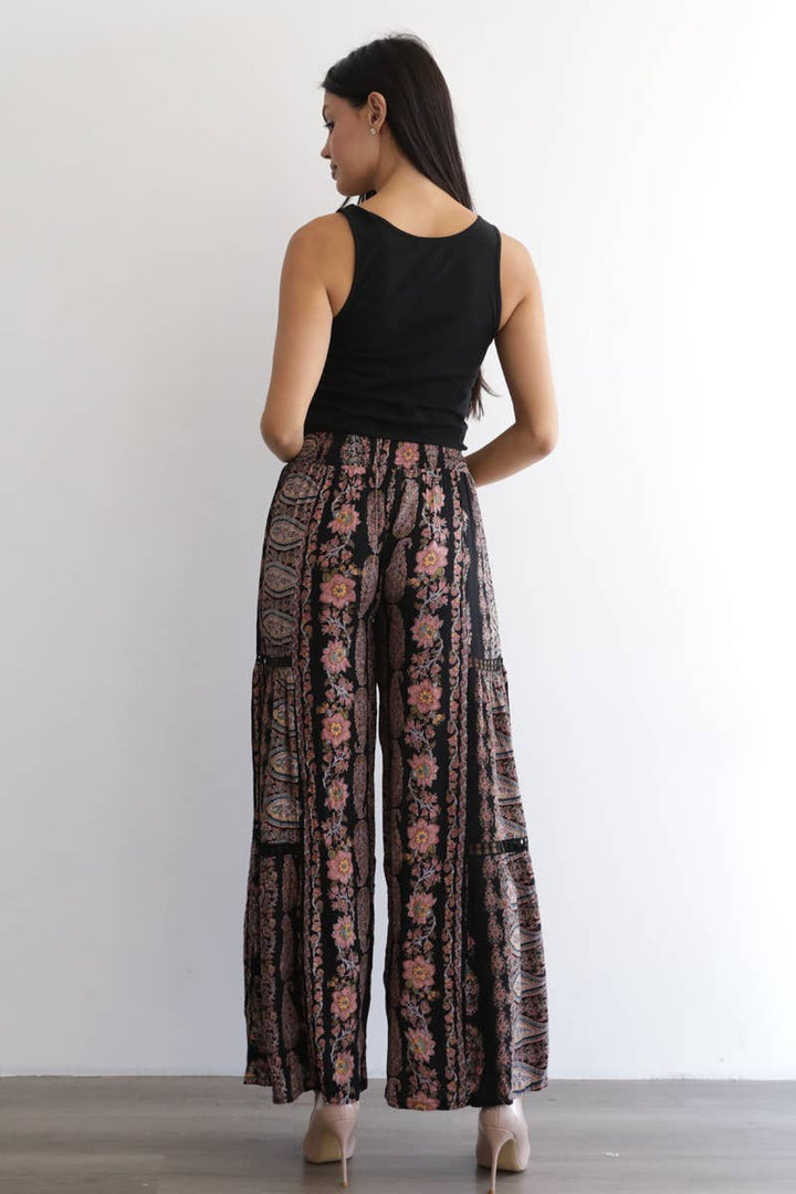 Moonlit Meadow Lace Wide Leg Pants
