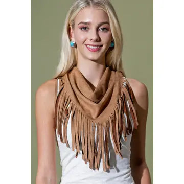 Long Fringe Tie Scarf (3 Colors)
