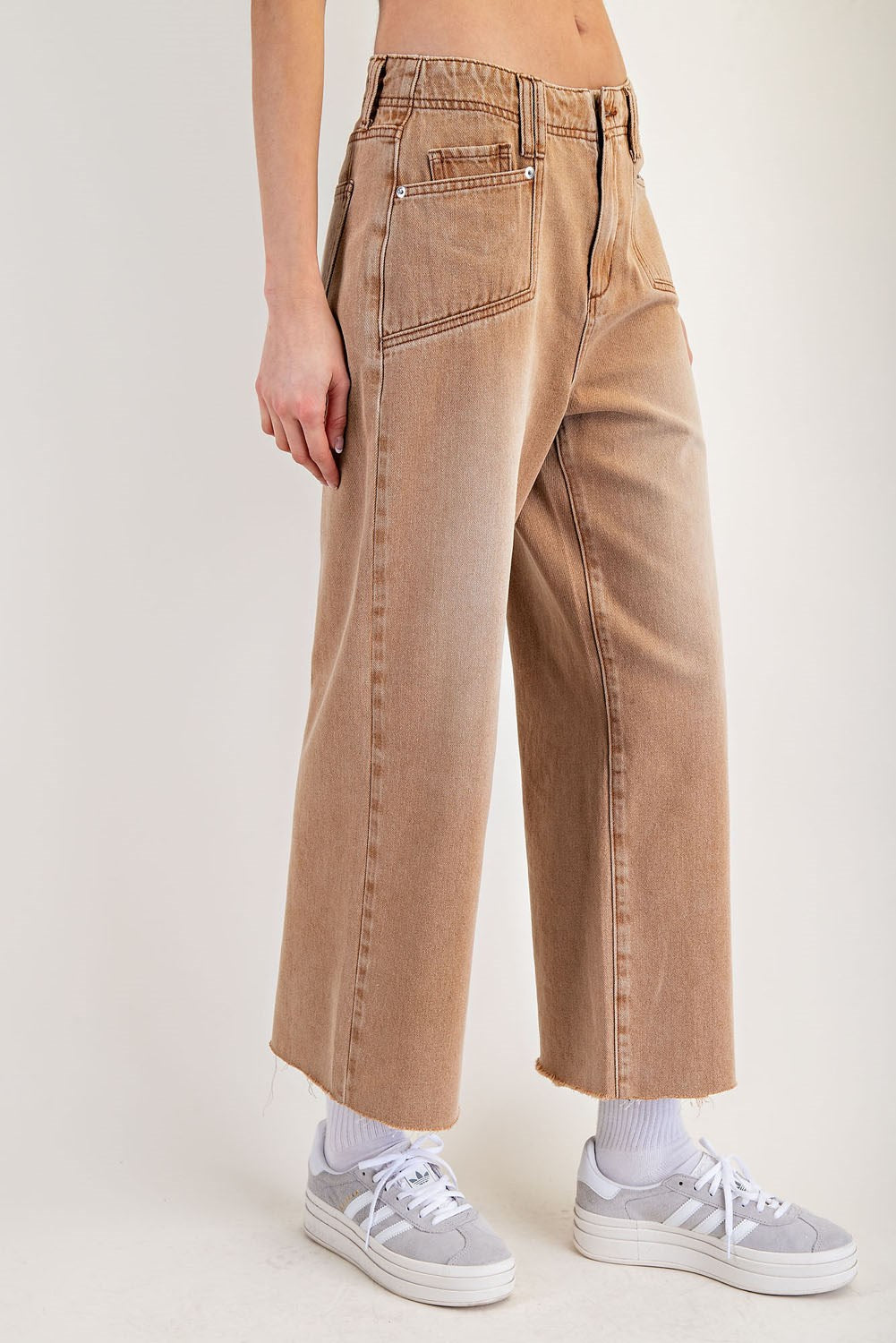 Hazelnut Cropped Straights