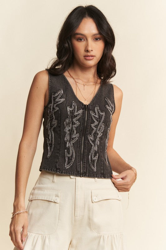 Ember Trail Black Vest