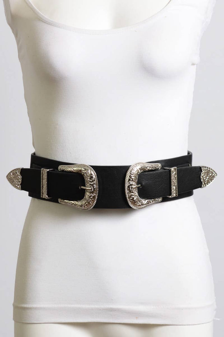 Double Western Buckle Belt (2 Colors)