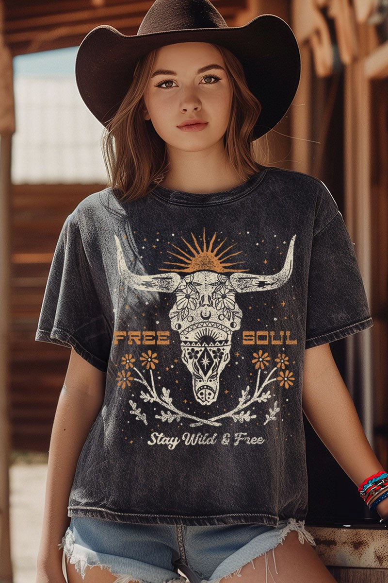 Free Soul Cow Skull