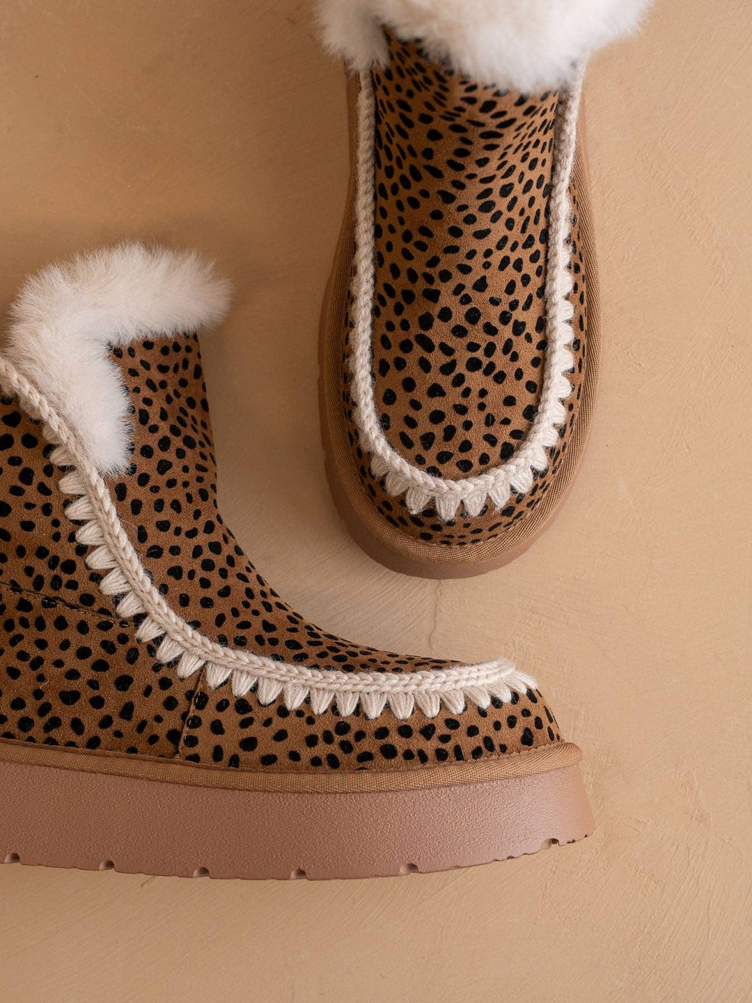The Joyce Dark Cheetah Platform Winter Boot