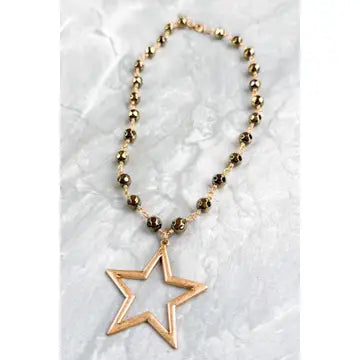 Talus Gold Star Necklace