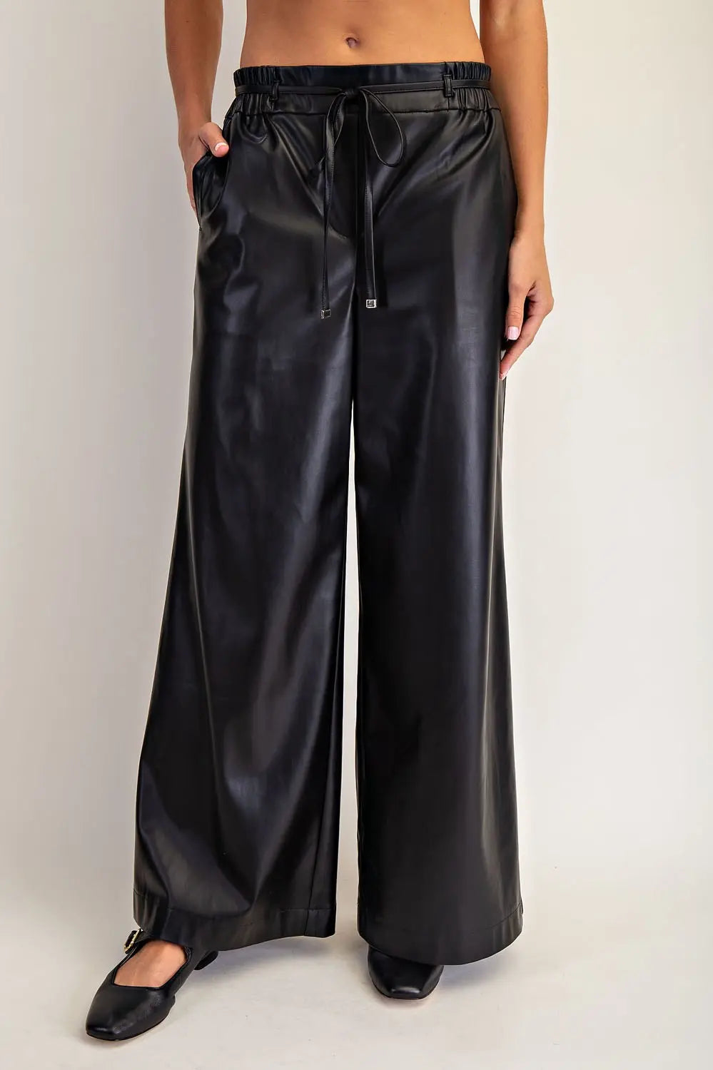 Midnight Walk Pleather Pants
