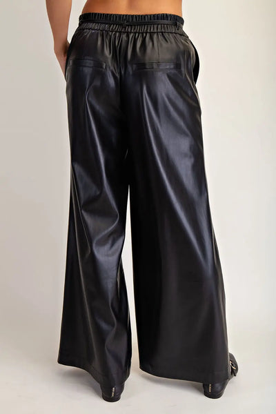 Midnight Walk Pleather Pants