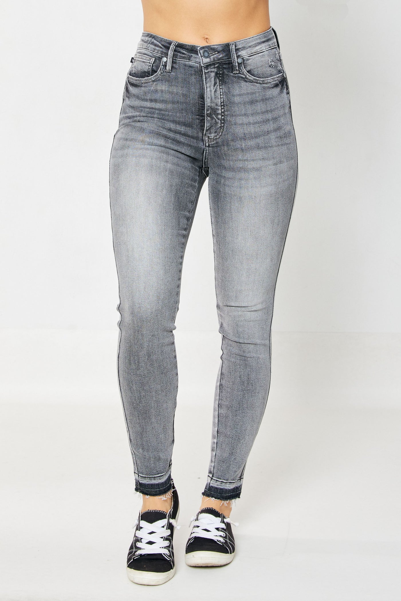 Smoke Grey Tummy Control Judy Blue Skinny