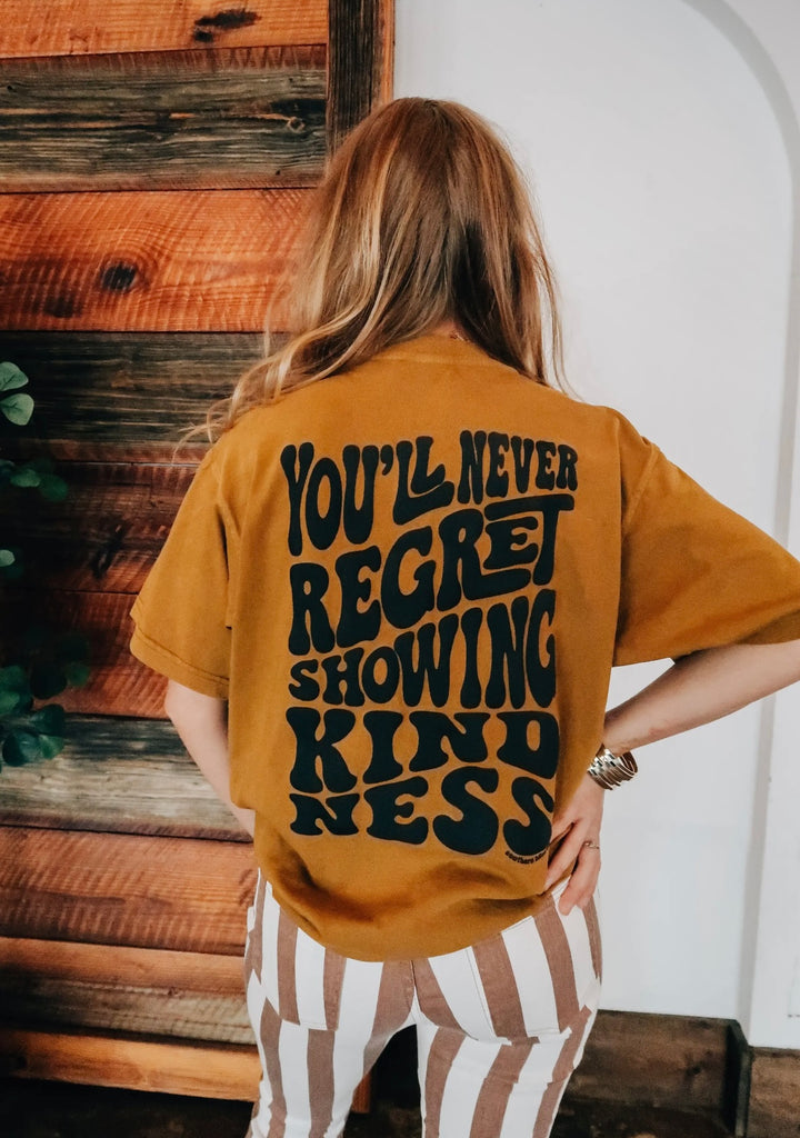 Never Regret Kindness Puff Tee