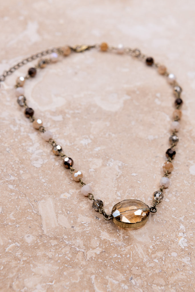 Ivy Crystal Mix Necklace