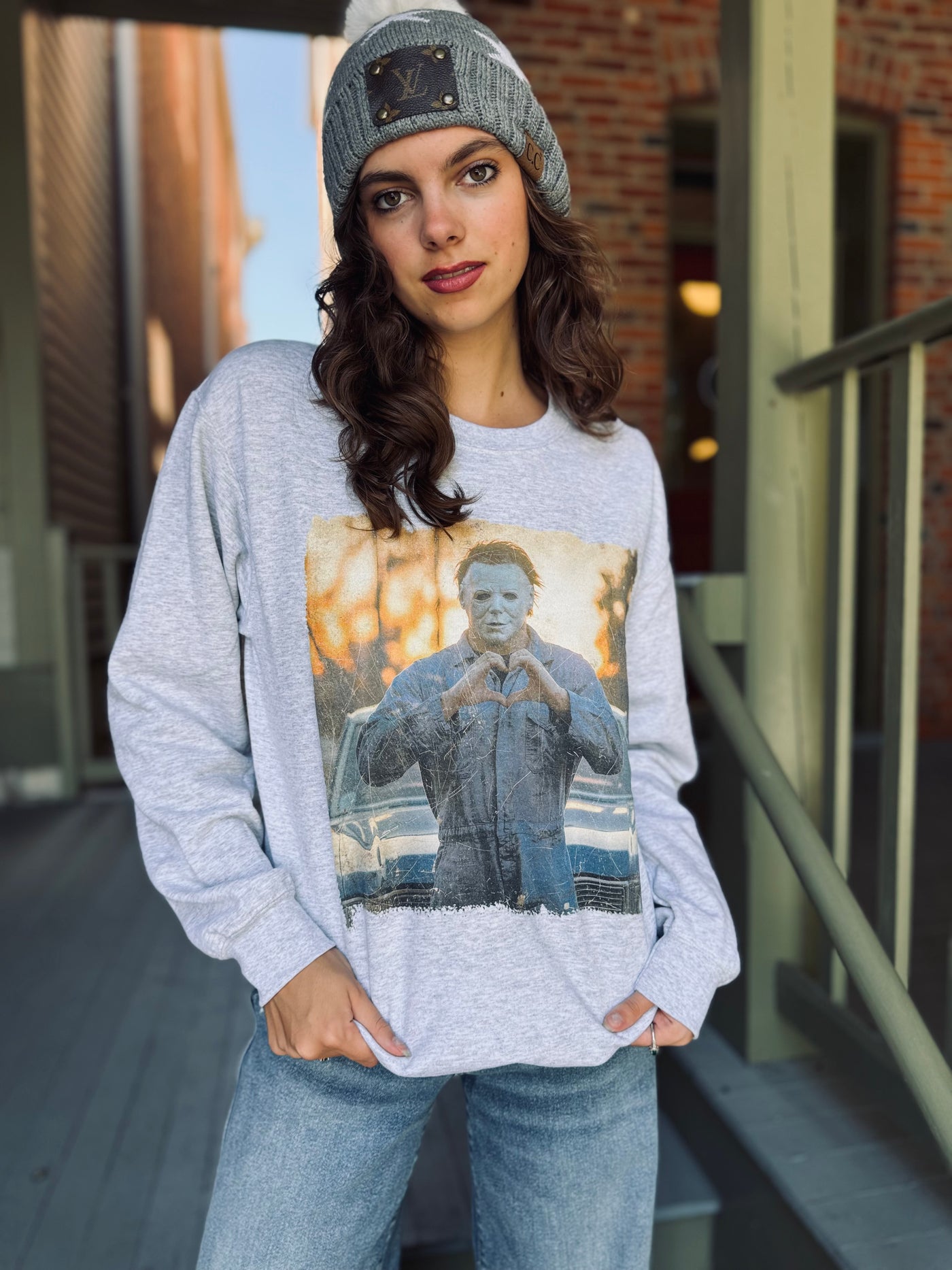 Micheal Myers Fleece Sweatshirt