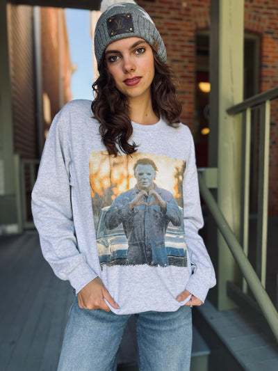 Micheal Myers Fleece Sweatshirt
