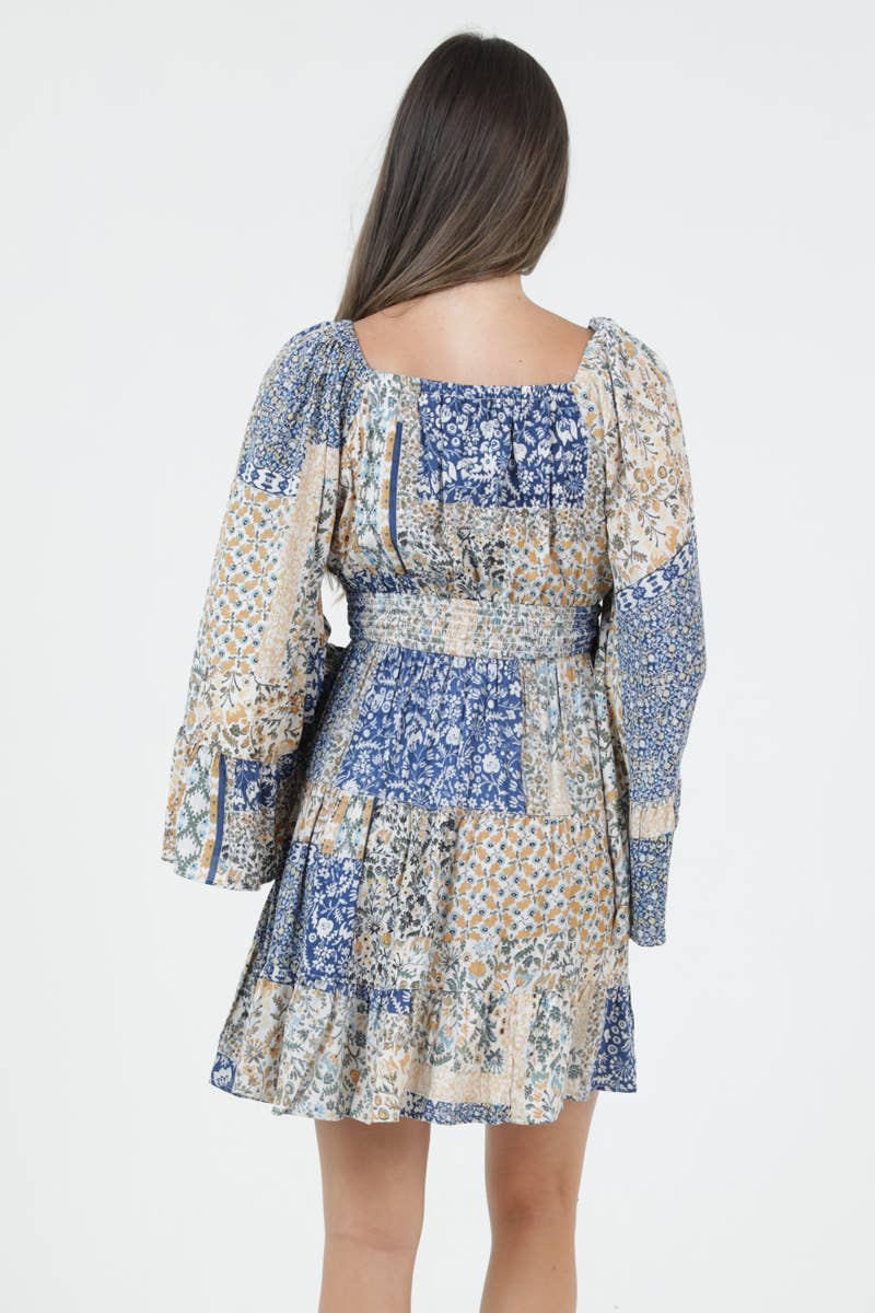 Blue Bell Boho Mini Dress