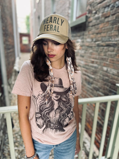 Rhinestone Rockstar Cowgirl Tee