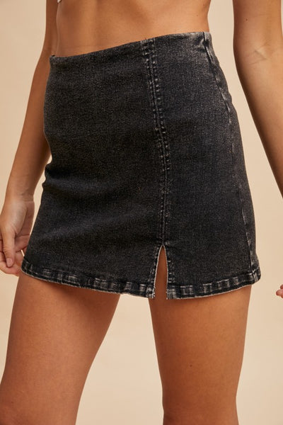 Katrina Stretch Denim Skort