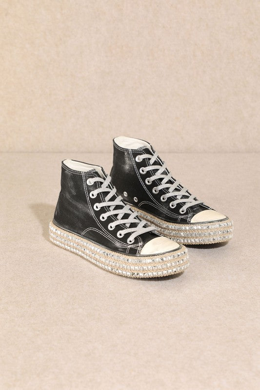 Chantel Studded Rocker Hi-Top Tenny