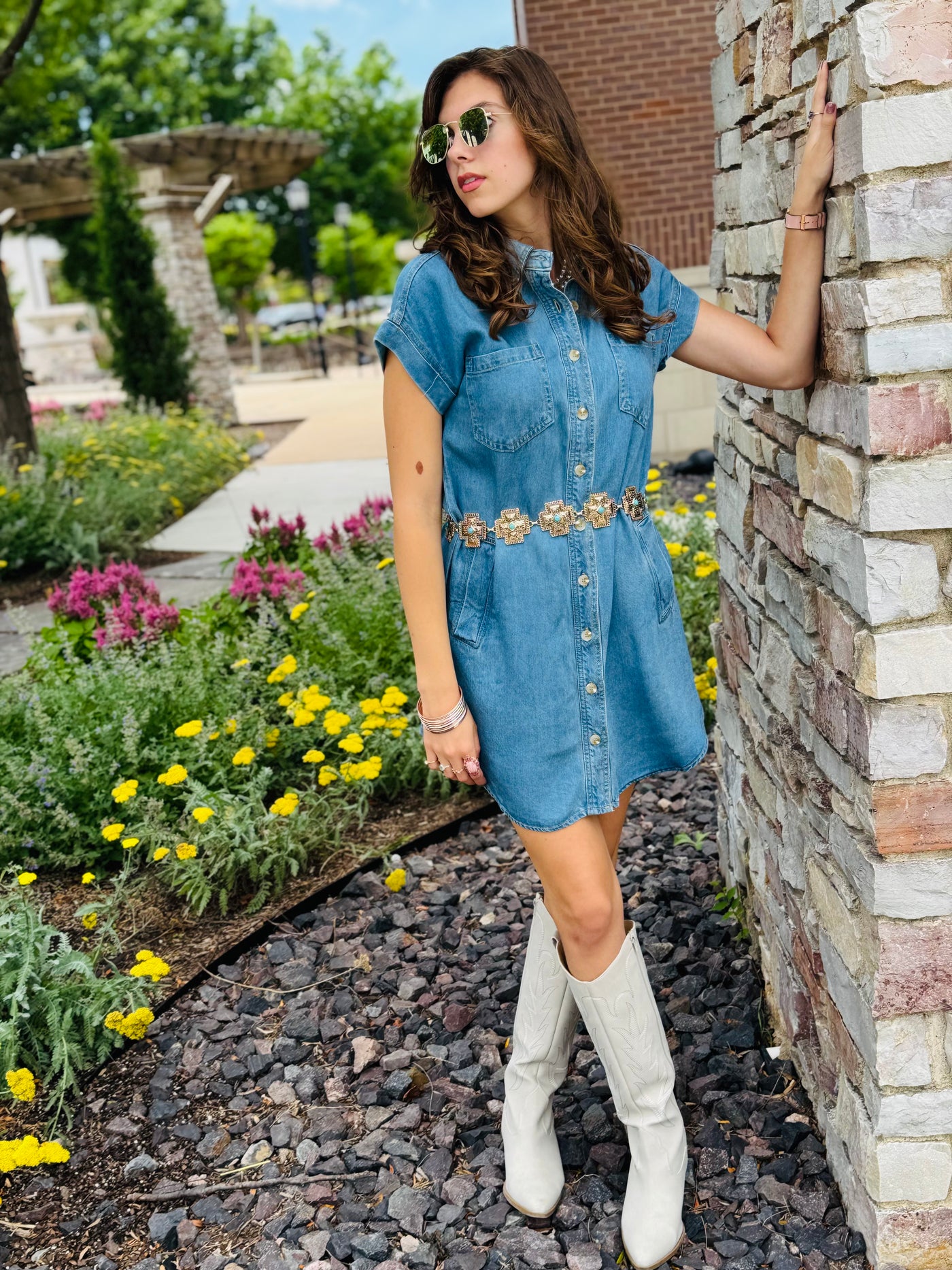 Denim Shirt Dress