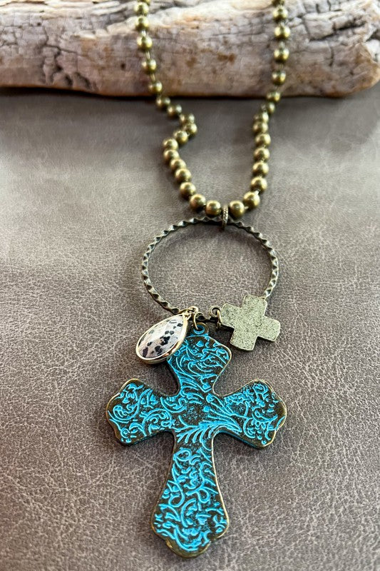 Chelsea Cross Necklace – PISTOLS-N-VIXENS
