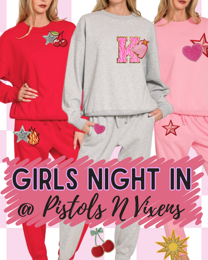 Event Girls Night In Party- TICKET (wide leg jogger set)