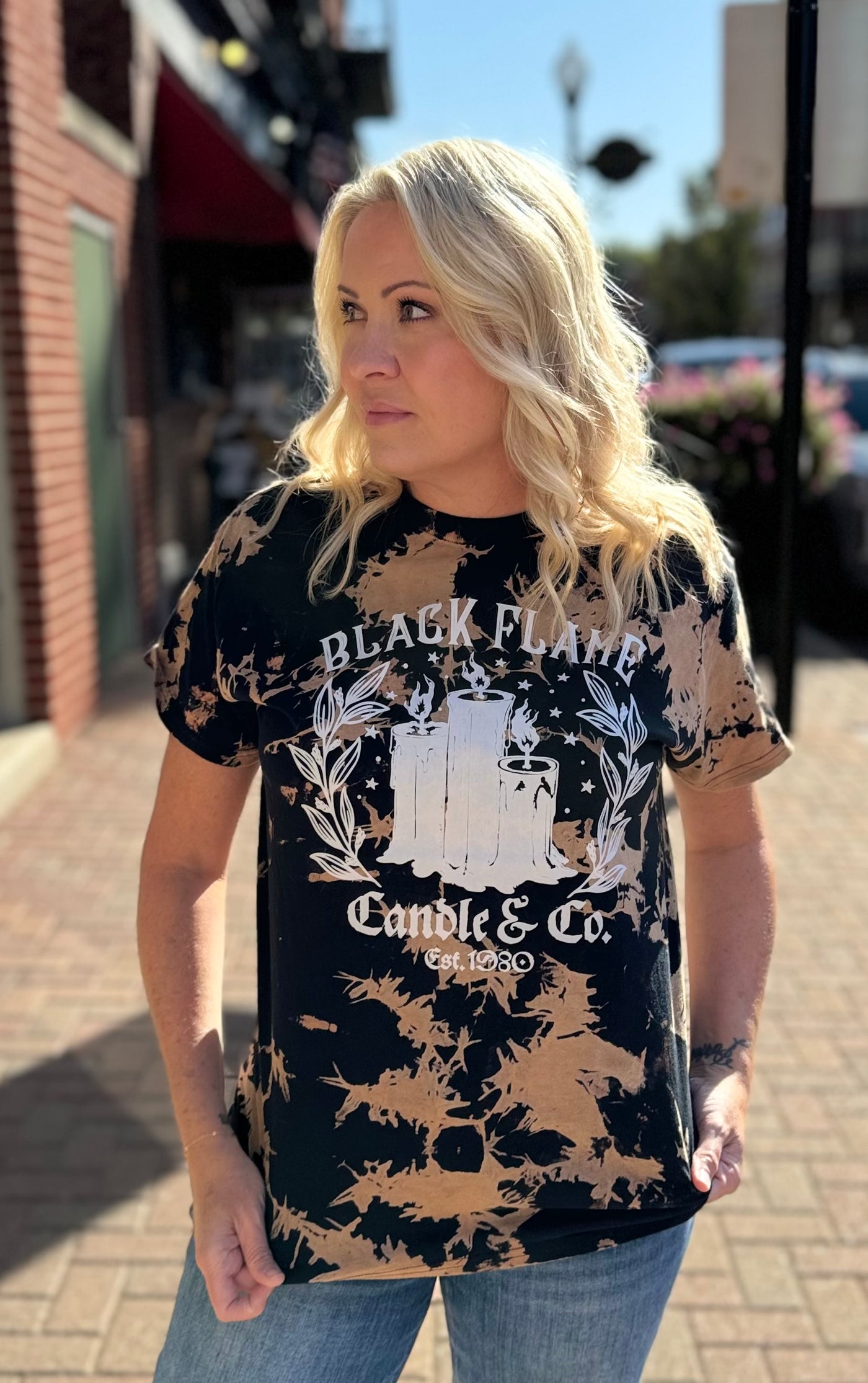 Black Flame Candle & Co Tee